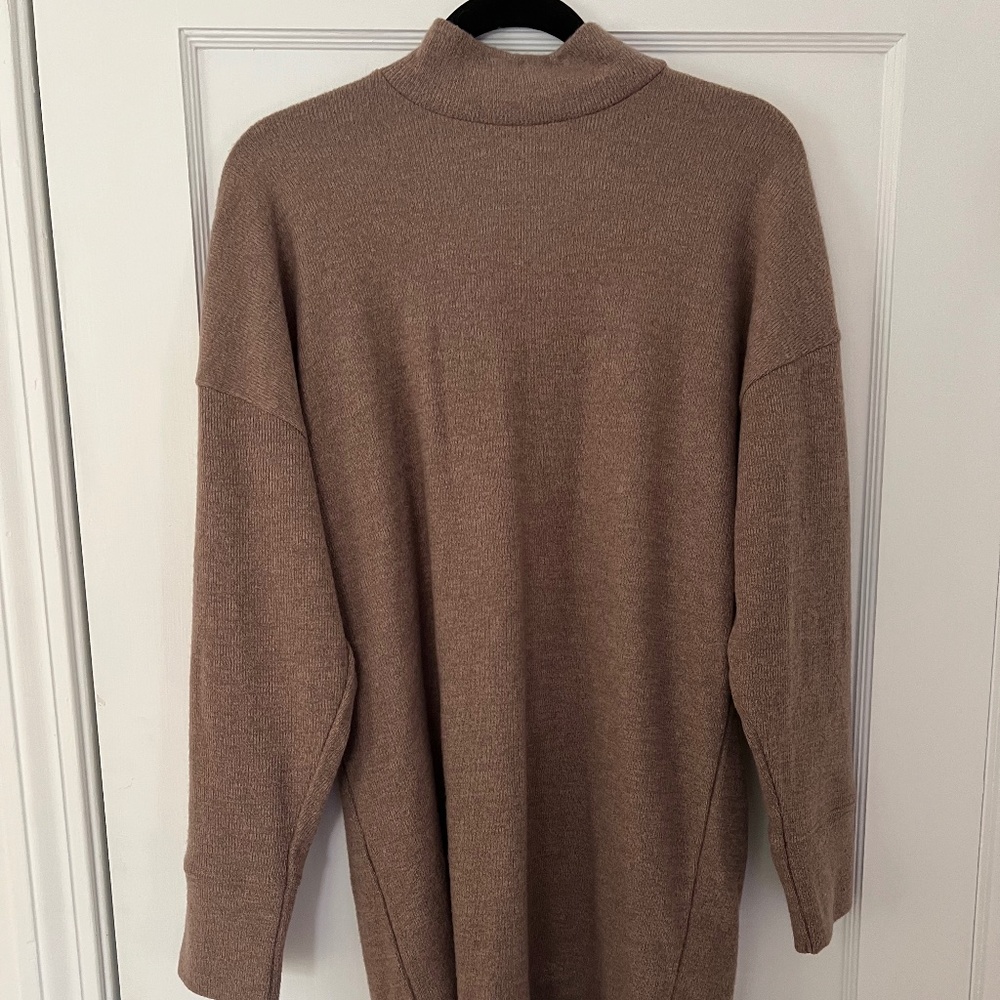 Abercrombie Mock Neck Oversized Sweater Dress